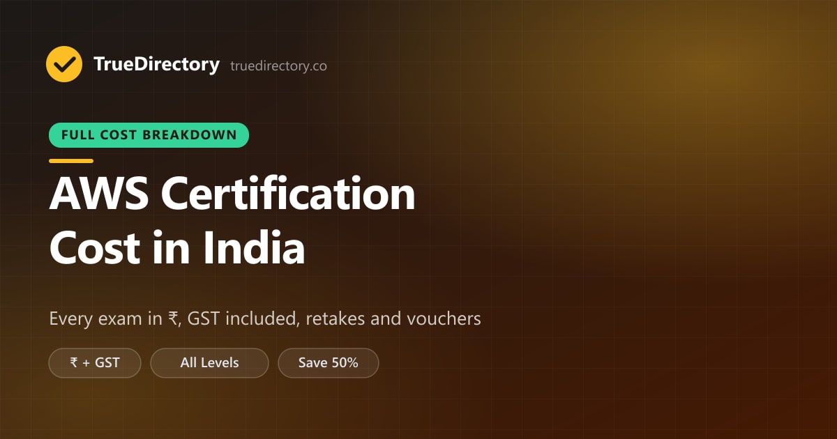 AWS Certification Cost in India (2026): Every Exam in ₹, GST, Retakes and the Cheapest Sane Path