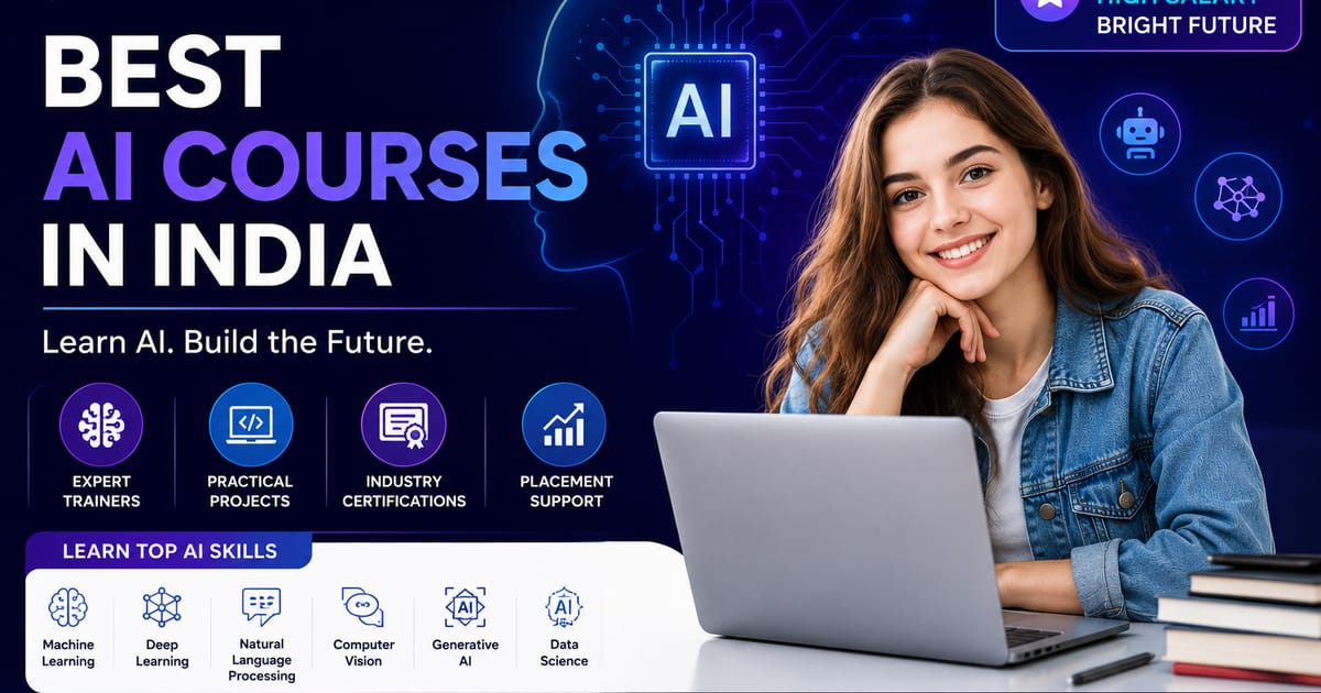 Best AI Courses in India 2026: An Honest Guide (Fees, Placement & What Actually Gets You Hired)