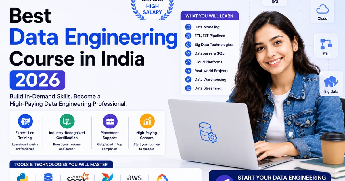 Best Data Engineering Course in India 2026: Honest Comparison of Fees, Skills & Job-Readiness