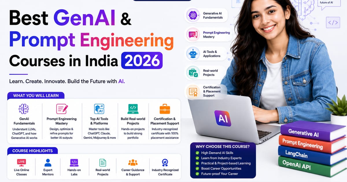 Best GenAI & Prompt Engineering Courses in India 2026: An Honest Comparison
