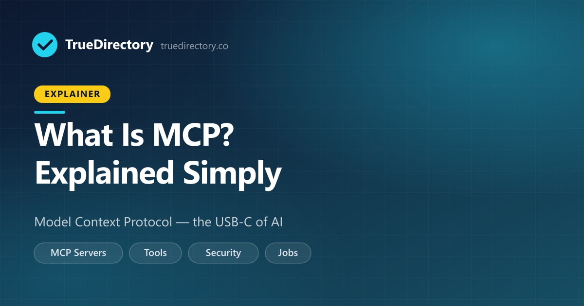 MCP (Model Context Protocol) Explained in Plain English — And Why It Keeps Appearing in Job Posts