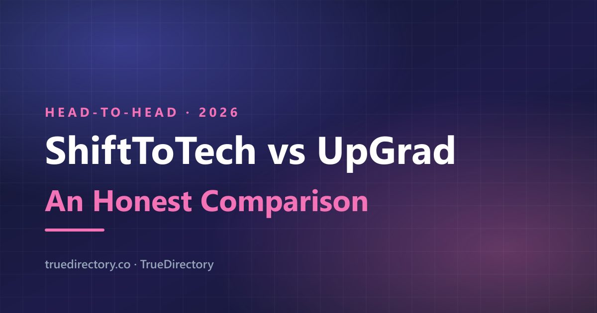 ShiftToTech vs UpGrad (2026): Small-Batch Teaching or a University Credential?